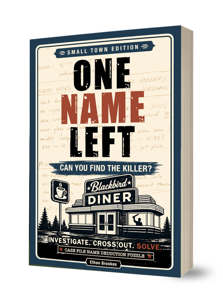 onl name deduction murder mystery logic puzzle small town home revised